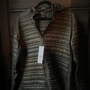 Saucony Dark Green Puffer Jacket